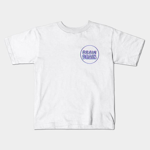 Brain Drain Kids T-Shirt by knara